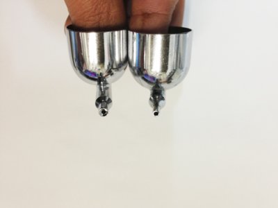 画像1: 差し込み式塗料カップ 【サイド丸型 15cc】