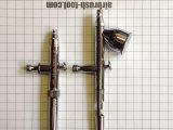 エアーブラシの先長さの違いで描き心地が変わってきます。先長さが短めの方がペン感覚！