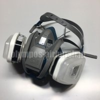 3M製防毒マスク6500QL(ミディアム)+ 吸収缶 デュアルタイプ  6001/5911-S1 