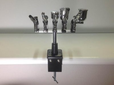 画像3: 【OLYMPOS】エアーブラシホルダー 5連【特別価格】