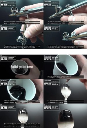 画像8: HP-62B （イージーパッケージ）＜ノズルマウンティングドライバー付き＞【中国OEMエアブラシ対抗特別対策価格】