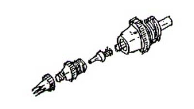 画像1: MP-200A用　純正ノズルベースセット（L3ホール）