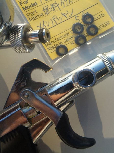 画像1: 塗料カップ取付用パッキンOリング（PBシリーズ用) (1)