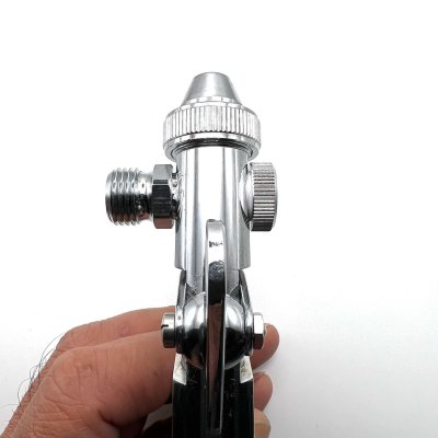 画像2: 左利き用 PC-308N(改)【丸吹き平吹き両用】 PCジョイントバルブ + S-Lチェンジネジ + カプラプラグ 付 (イージーパッケージ) ※数量限定