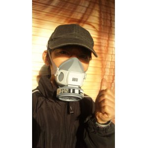 画像: 三光化学工業製防毒マスク