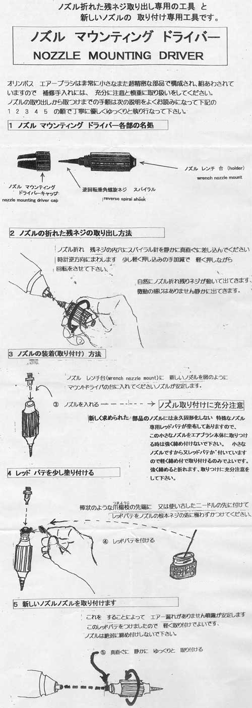 画像: ノズルマウンティングドライバー